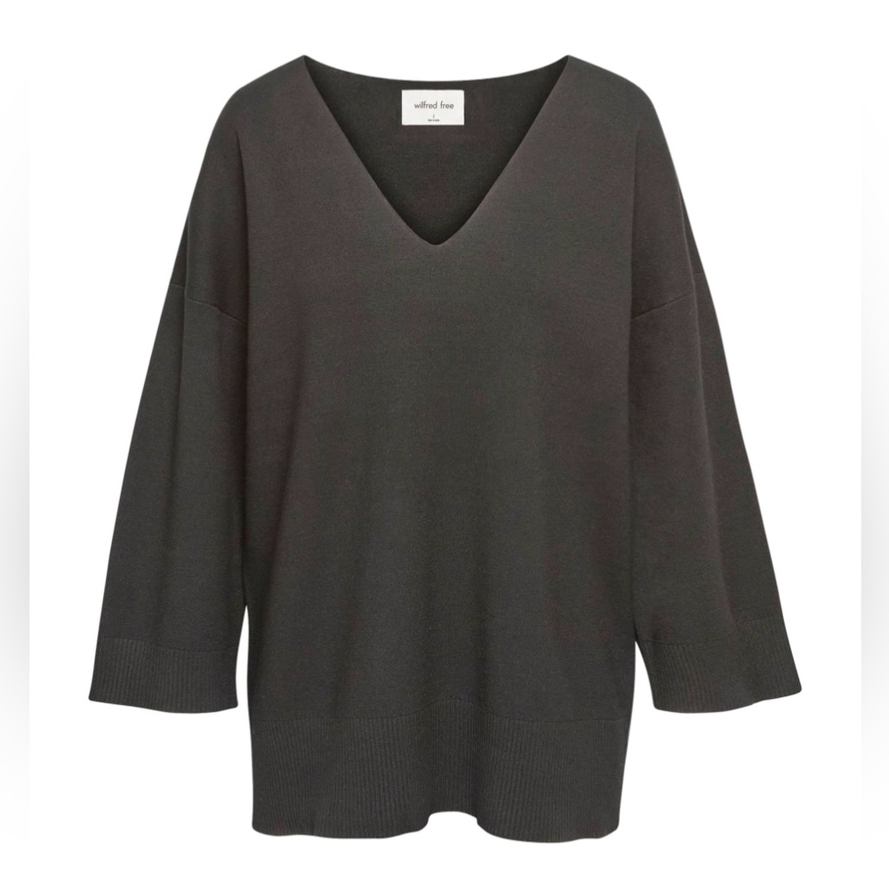 Wilfred Free Souvenir Sweater in Dark Grey